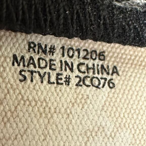 Soft Surroundings Keyhole Neck Collared Tunic Black Size Large - Picture 9 of 9